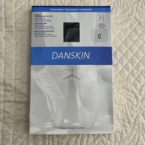 Brand-new Danskin black tights size C